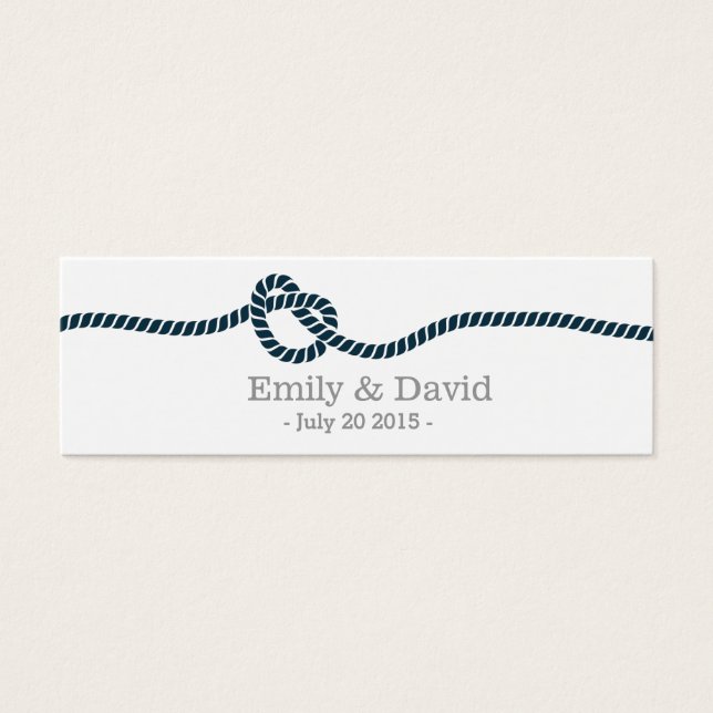 Classy Tying Tying the Knot Boda Website Insert Ca (Frente)