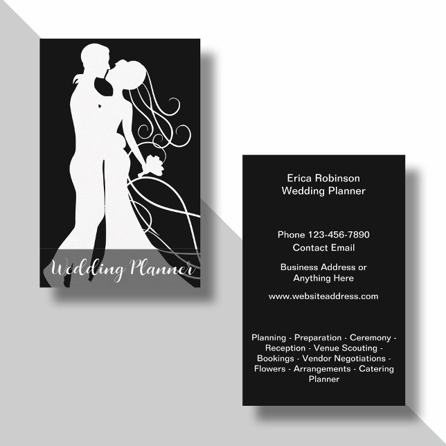 Classy Wedding Planner Tarjetas de visita (Subido por el creador)