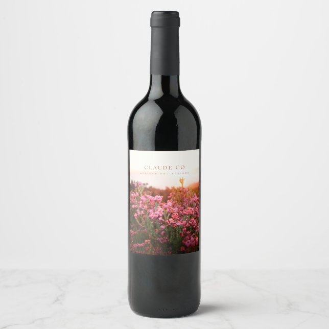 Claude Co Colección Africana Etiqueta del vino (Anverso)