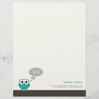 Claude el papel con membrete de Personalizable del