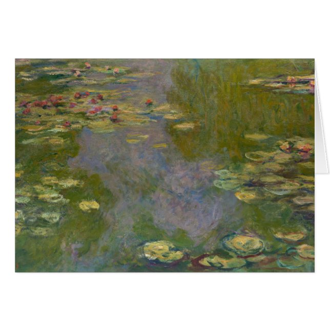 Claude Monet | Algas de agua, 1919 (Anverso (Horizontal))