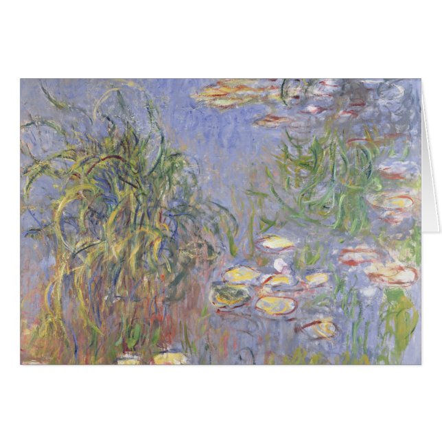 Claude Monet | Algas de agua, grupo de hierbas (Anverso (Horizontal))