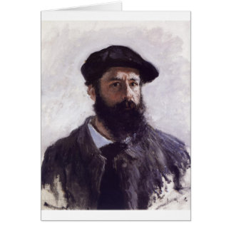Claude Monet - autorretrato en la boina 1886