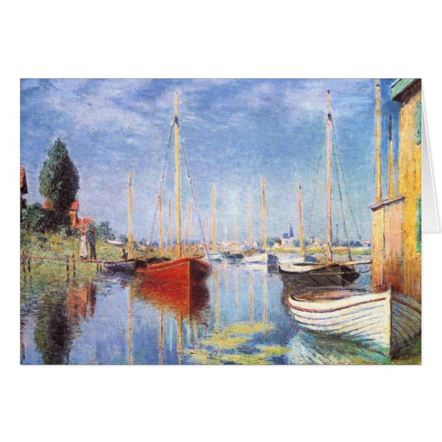 Claude Monet: Barcos de placer en Argenteuil (Anverso (Horizontal))