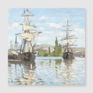 Claude Monet. Buques montando en el Sena en Ruán