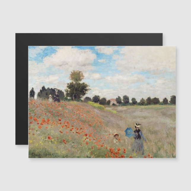 Claude Monet - Campo de amapolas (Anverso/Reverso)