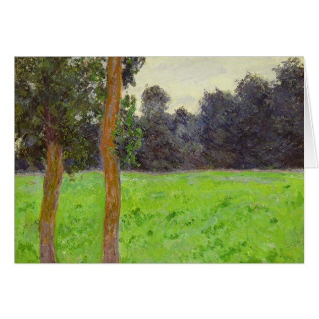 Claude Monet | Deux Arbres dans la Prairie (Anverso (Horizontal))
