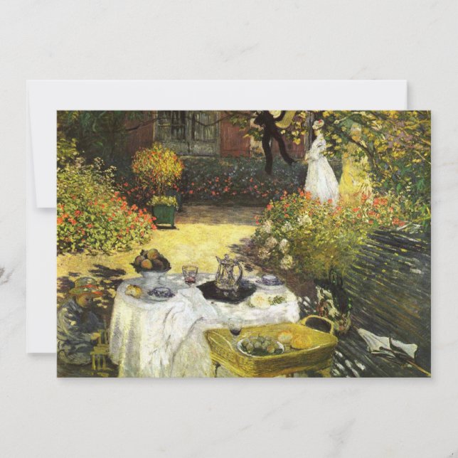 Claude Monet: El almuerzo (Anverso)