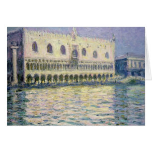 Claude Monet el el Palace ducal, Venecia, 1908