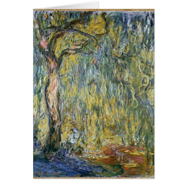 Claude Monet el | el sauce grande en Giverny, 1918 (Frente)