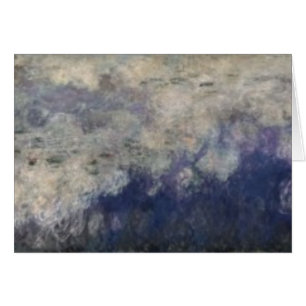 Claude Monet el el Waterlilies las nubes,