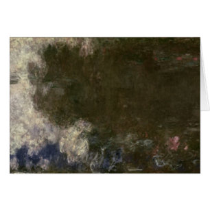 Claude Monet el   el Waterlilies las nubes,