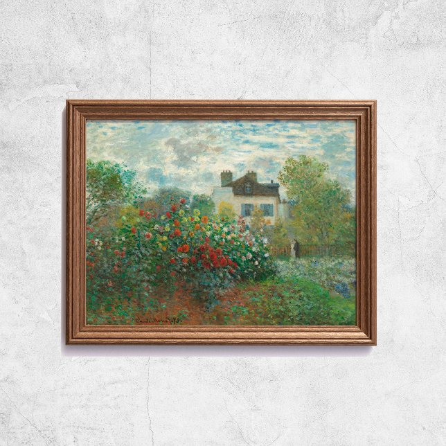Claude Monet El Jardín Artista Arte Antiguo Francé (Claude Monet The Artist Garden French Old Art Poster
)