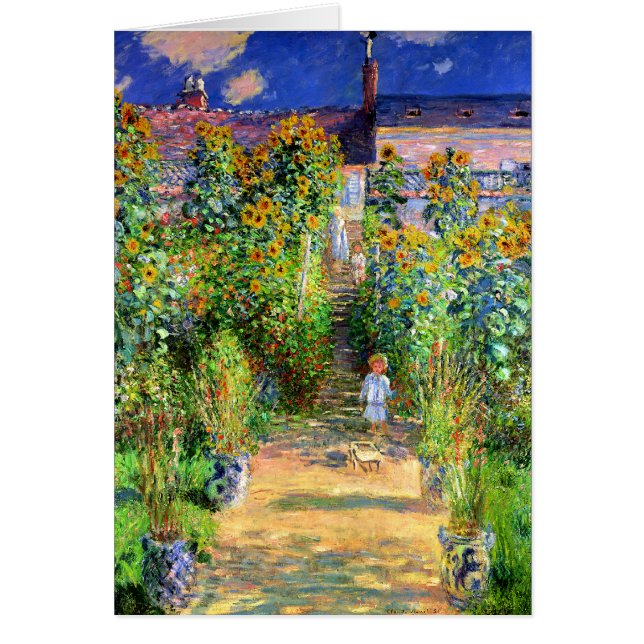 Claude Monet: El jardín de Monet en Vétheuil (Frente)