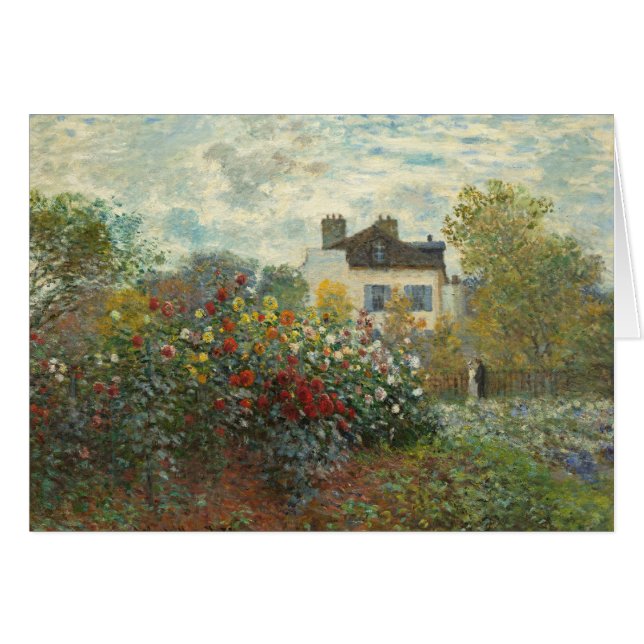 Claude Monet | El Jardín del Artista en Argenteuil (Anverso (Horizontal))