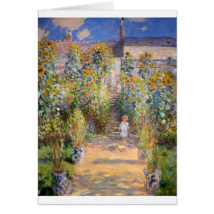 Claude Monet el jardín del artista en Vétheuil,