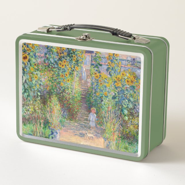 Claude Monet - El jardín del artista en Vetheuil (Anverso)