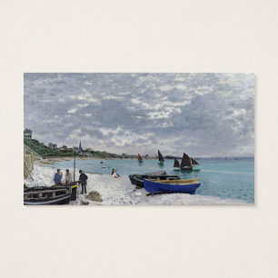 Claude Monet el   la playa en Sainte-Adresse