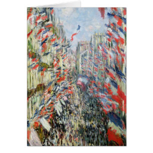 Claude Monet el la ruda Montorgueil, París