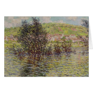 Claude Monet el   Vetheuil, visión desde