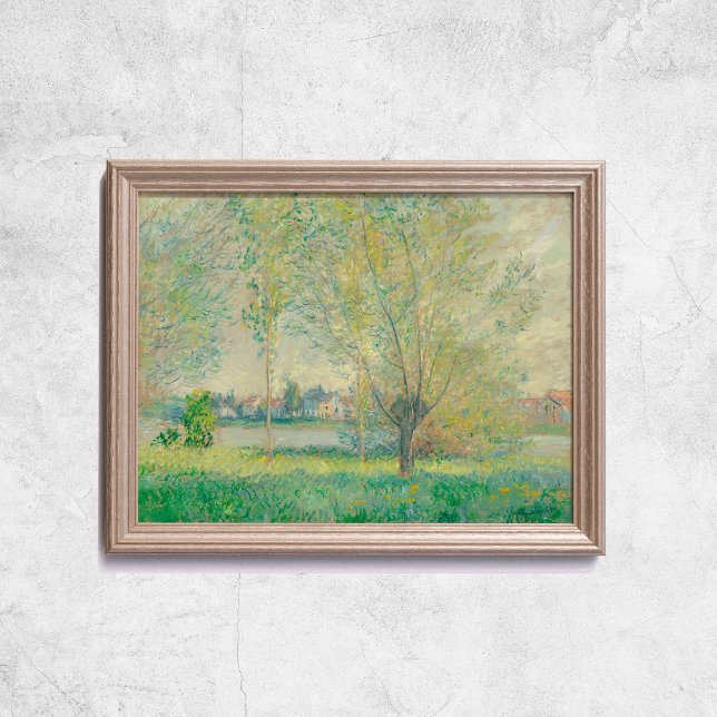 Claude Monet El Viejo Arte Francés (Claude Monet The Willows French Old Art Poster
)