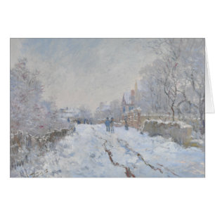 Claude Monet - Escena de nieve en Argentina