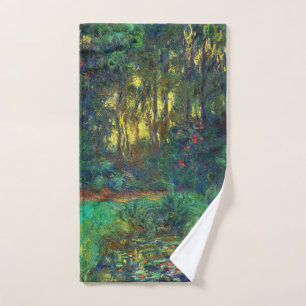 Claude Monet - Esquina de un estanque con naves ac