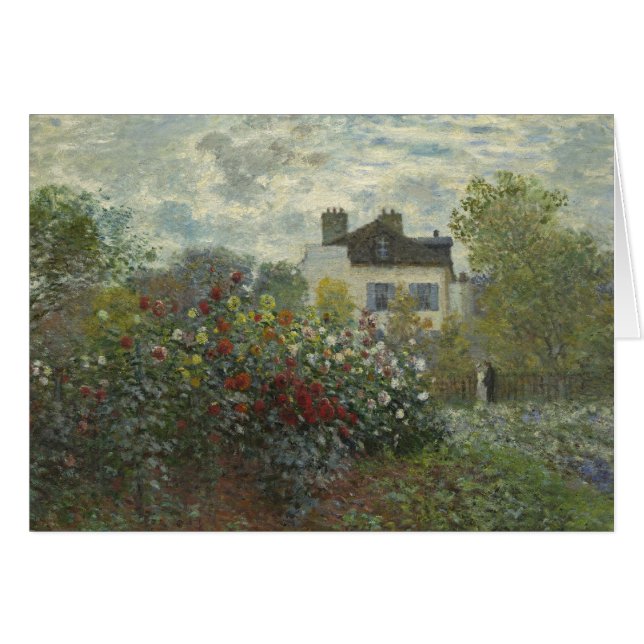 Claude Monet Garden (Anverso (Horizontal))