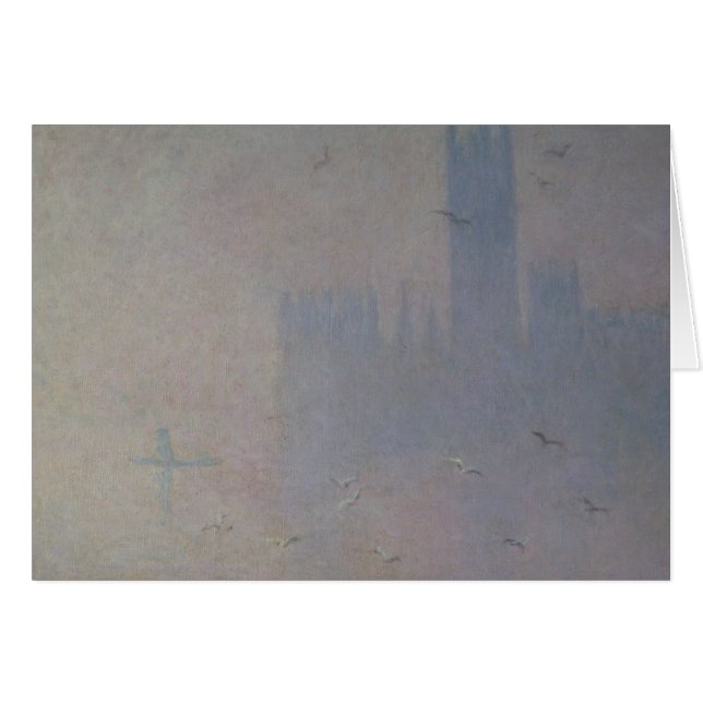 Claude Monet | Gaviotas sobre las cámaras del Parl (Anverso (Horizontal))