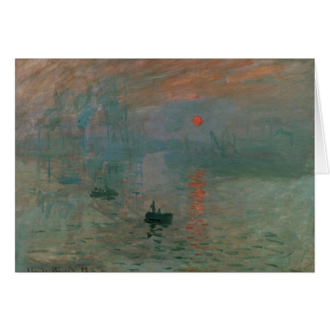 Claude Monet - Impresión, amanecer (Anverso (Horizontal))