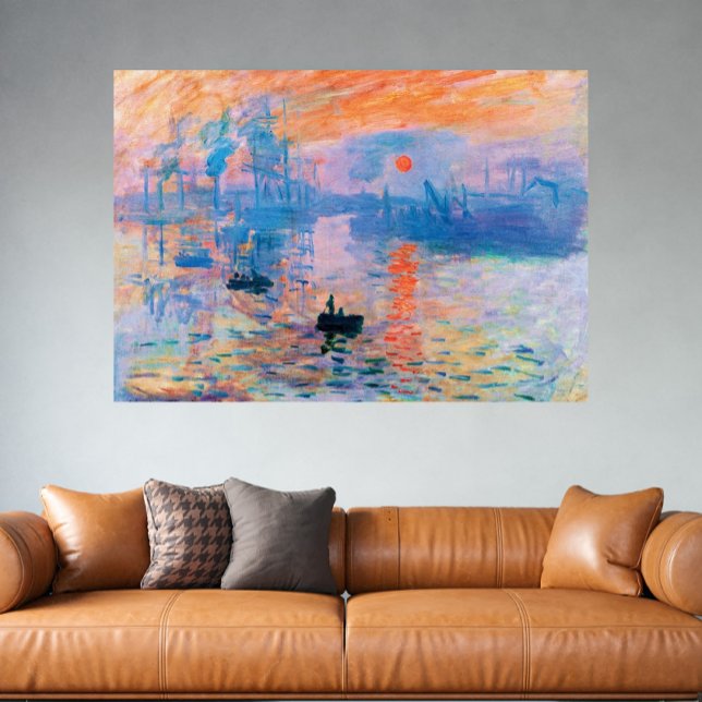 Claude Monet Impresión, Amanecer (1872) Póster (Subido por el creador)