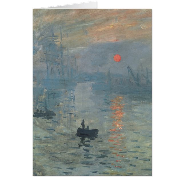 Claude Monet Impression Sunrise Soleil Levant (Frente)