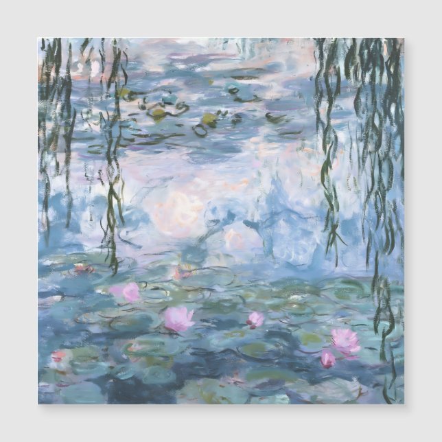 Claude Monet Impressionist Water Lillies Painting (Anverso)