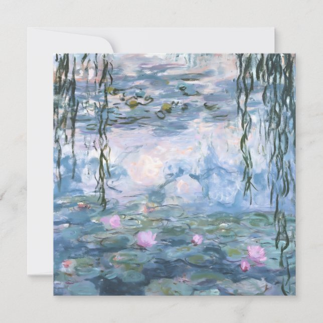 Claude Monet Impressionist Water Lillies Painting (Anverso)