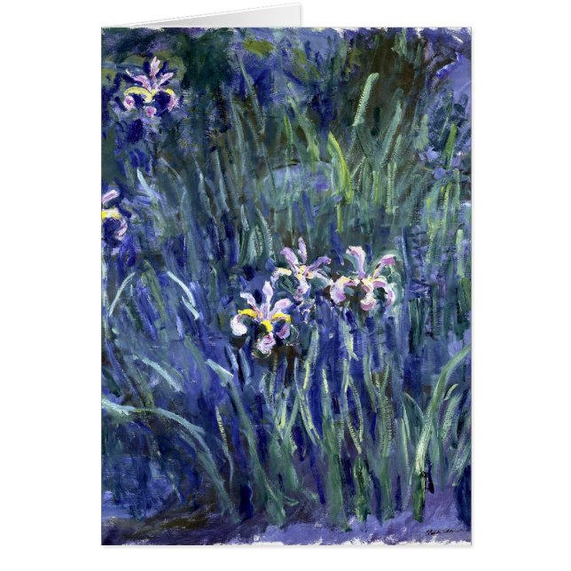 Claude Monet: Iris (Frente)