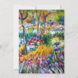 Claude Monet: Iris Garden by Giverny