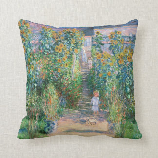 Claude Monet la almohada de la pintura del jardín