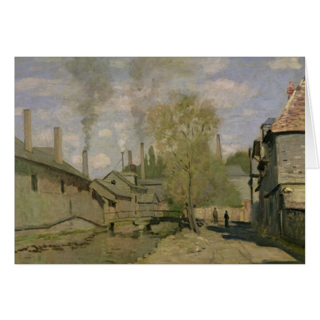 Claude Monet | La corriente de Robec en Rouen, 187 (Anverso (Horizontal))