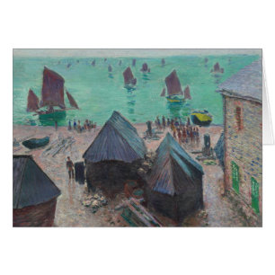 Claude Monet - La partida de los barcos, Etretat