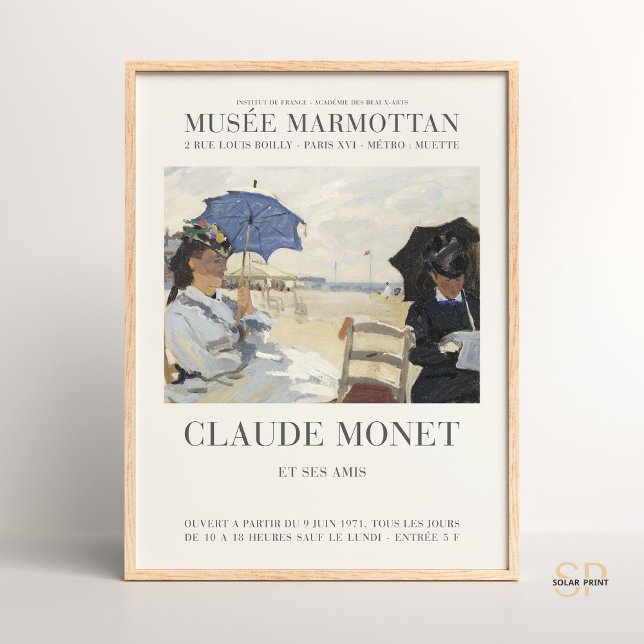 Claude Monet La playa en la imprenta de arte de Tr (Subido por el creador)