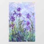 Claude Monet - Lilac Irises / Iris Mauves<br><div class="desc">Lilac Irises / Iris Mauves - Claude Monet,  1914-1917</div>