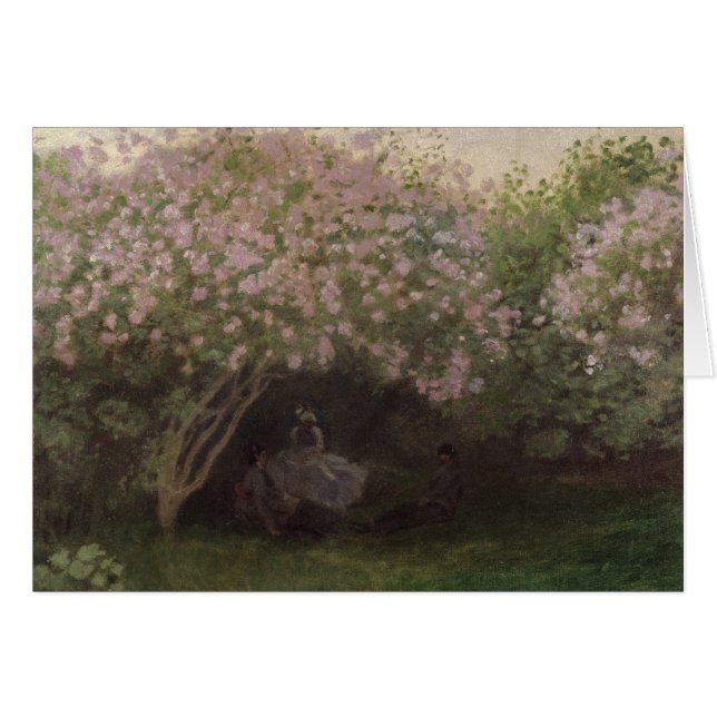 Claude Monet | Lilacs, clima gris, 1872 (Anverso (Horizontal))