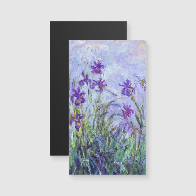 Claude Monet - Lilas Irises / Iris Mauves (Anverso/Reverso)