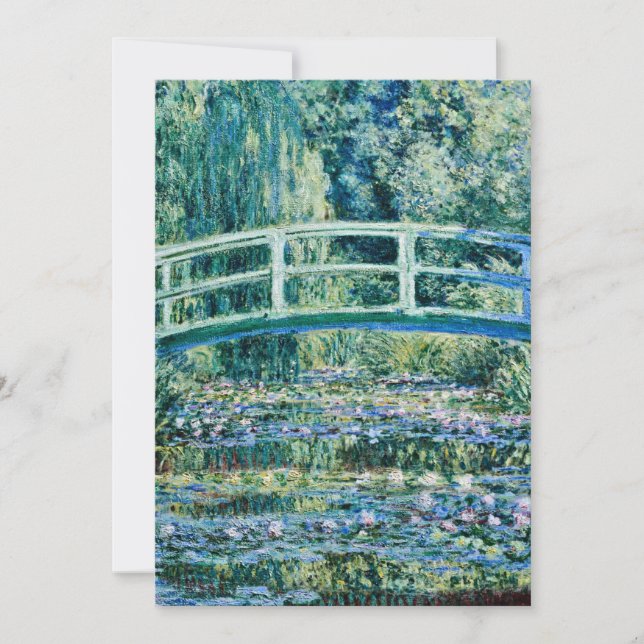Claude Monet - Lilis De Agua Y Puente Japonés (Anverso)
