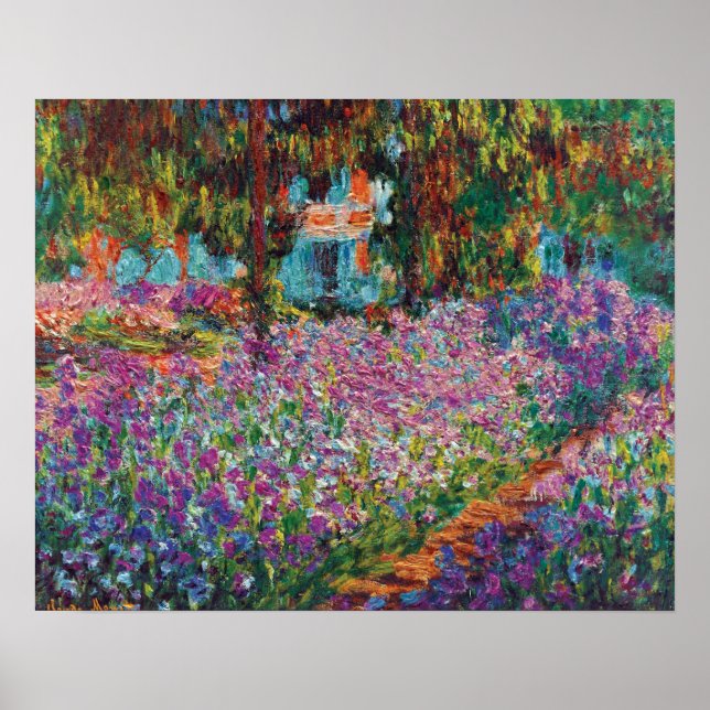 Claude Monet - Lirios en el jardín de Monet Arte F (Frente)