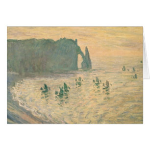 Claude Monet Los acantilados de Etretat, 1886