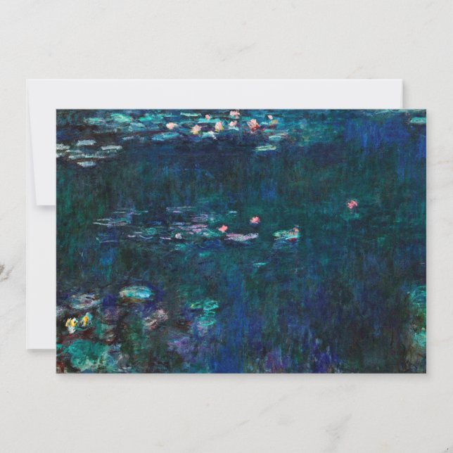 Claude Monet - Los pimientos de agua - Reflexión v (Anverso)