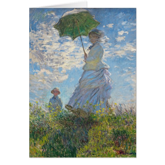 Claude Monet | Mujer con Parasol (Frente)