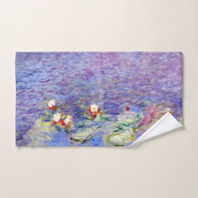 Claude Monet - Nenúfares (Toalla de mano)