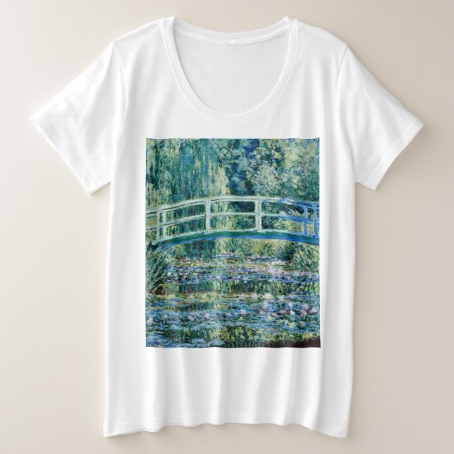 Claude Monet - Nieves Y Puente Japonés (Anverso del diseño)